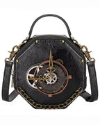 Steampunk Octagon Clock Bag