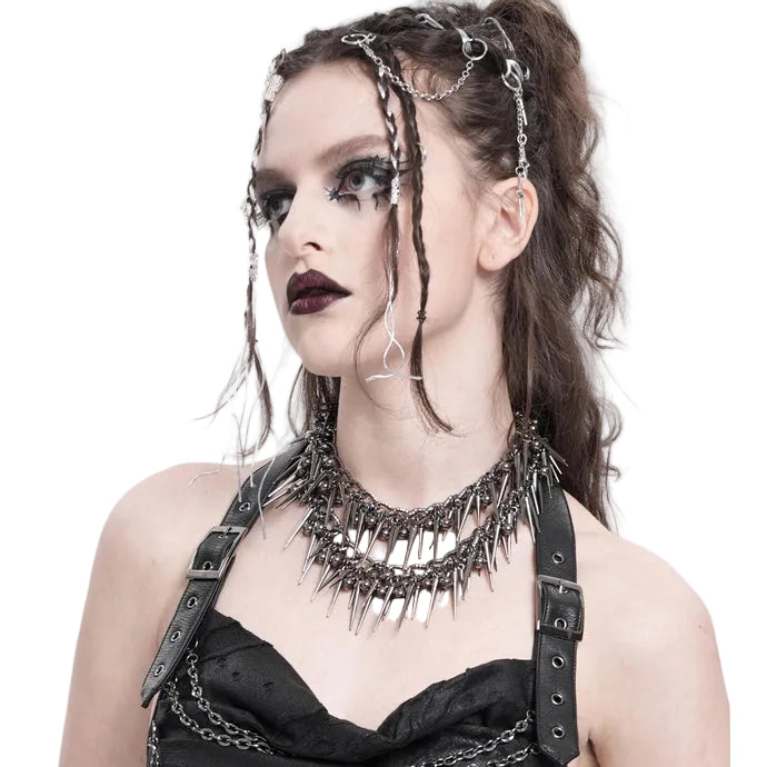 Punk Spiked Necklace