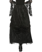 Victorian Velvet Maxi Skirt