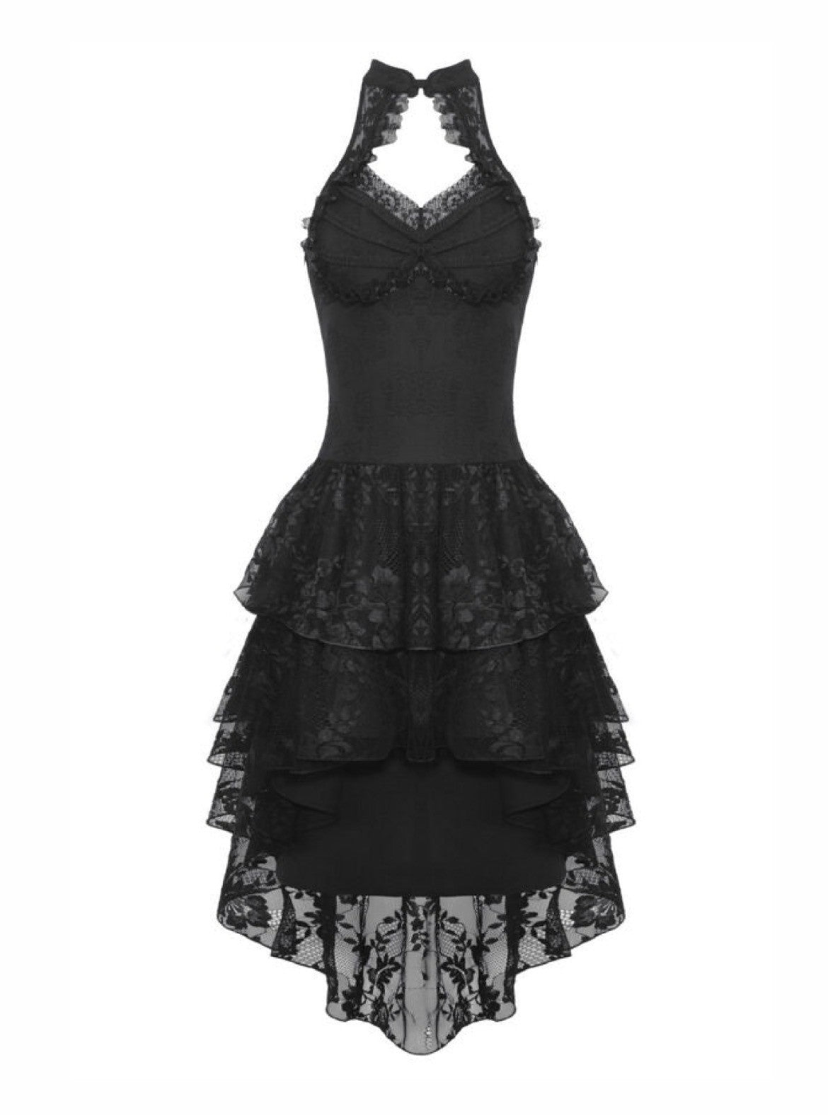 Halter Neck Cutout Cocktail Dress