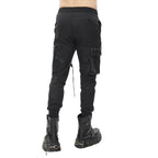 Punk Studded Cuffed Trousers