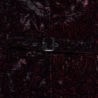 Red Crushed Velvet Waistcoat