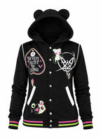 Hex Bear Hooded Jacket with Detachable Zip Arms