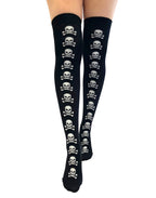 Skull & Crossbones Knee Socks