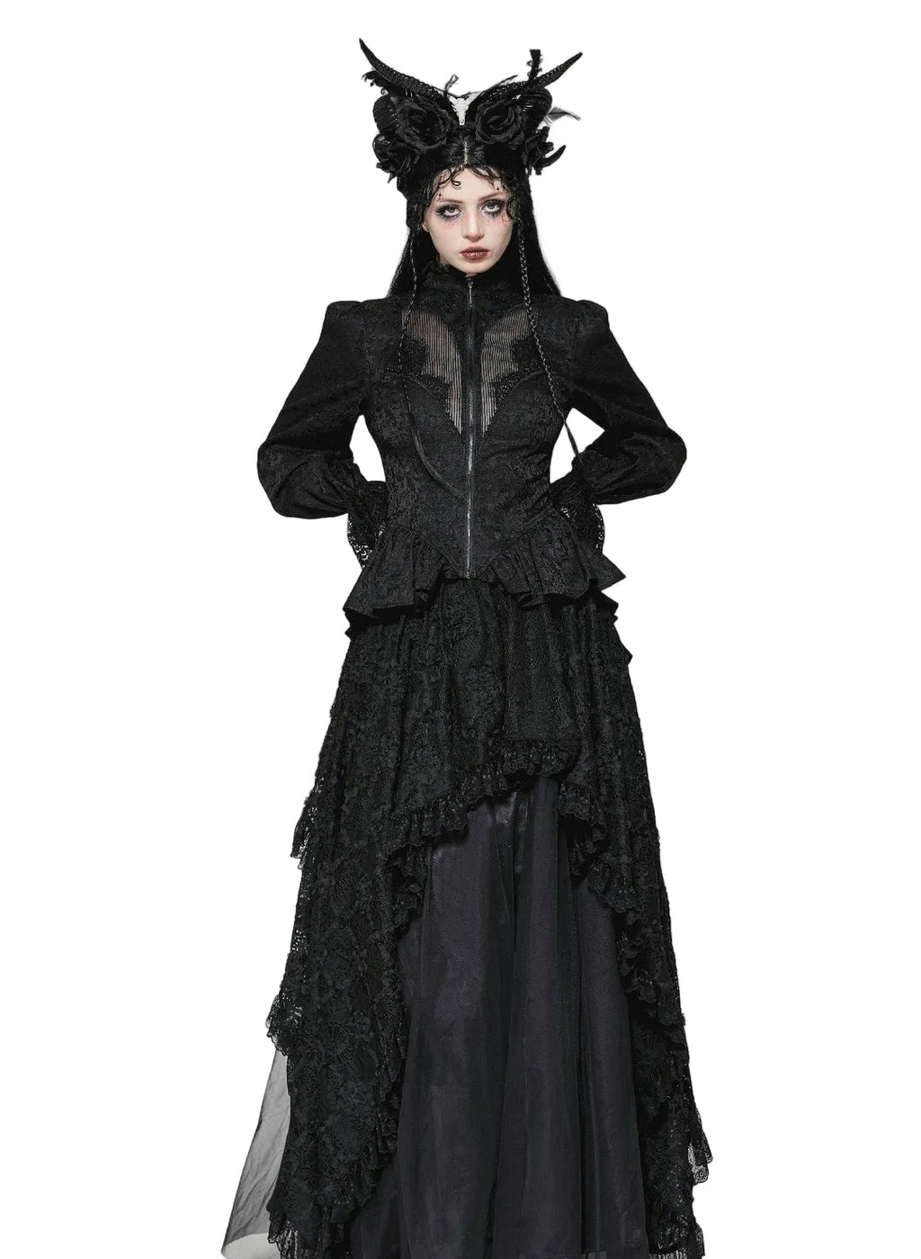 Lace Tailcoat Jacket