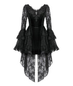 Gothic Lace Net Crucifix Dress