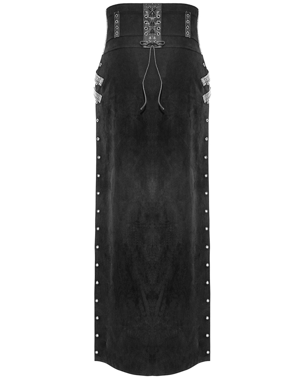 Katana Buckle Side Split Skirt