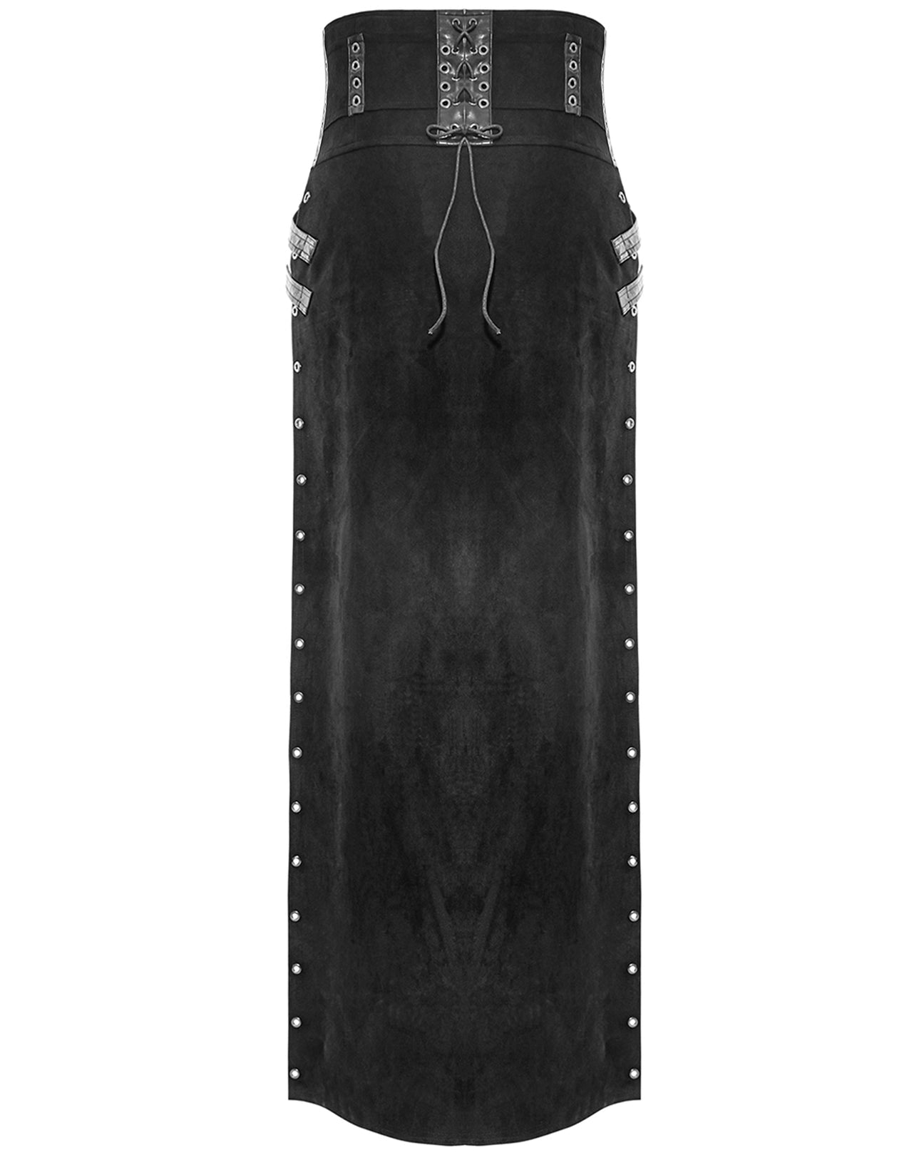 Katana Buckle Side Split Skirt