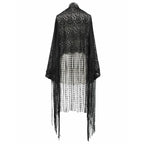 Paisley Print Tassel Shrug