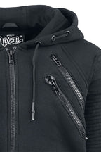 Unisex Spiked Zip Hoody