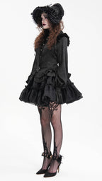 Frilly High Neck Doll Blouse