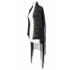 Paisley Print Tassel Shrug