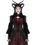 Velvet Rose Finger Lace Bolero