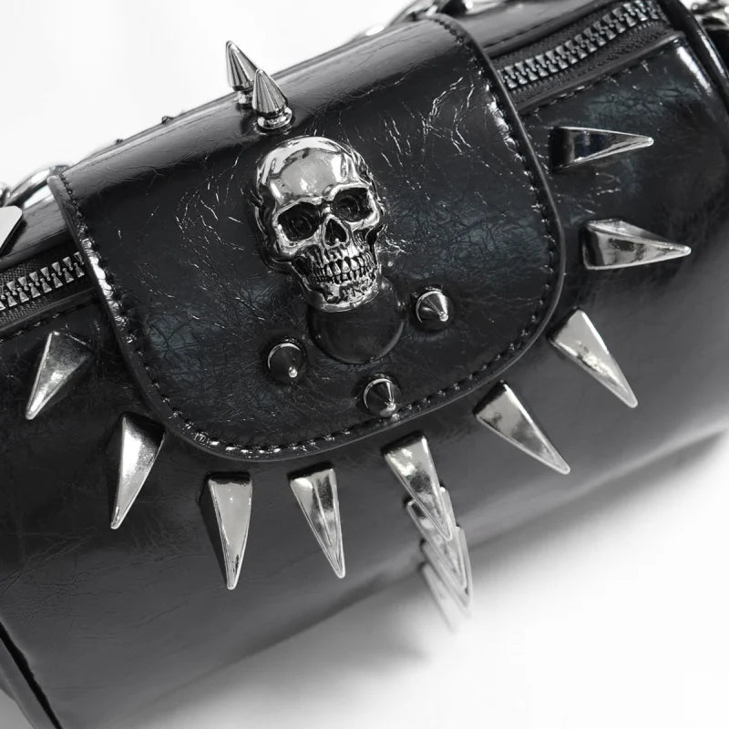 Skull Spike Chain Bag