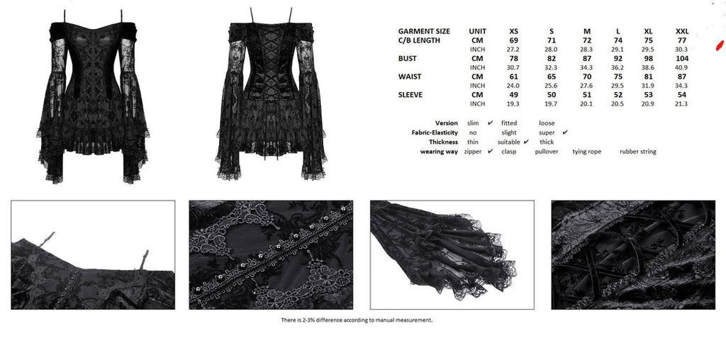 Bat Sleeve Lace Dream Dress