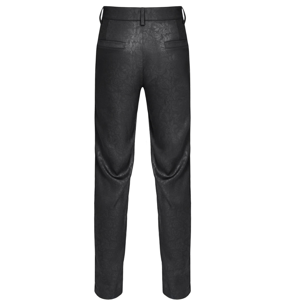 Lightly Patterned Formal Trousers