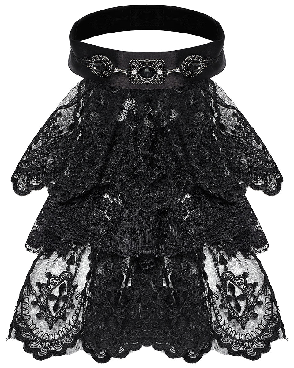 Triple Gem Lace Cravat