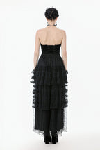 Tiered Net Lace Skirt