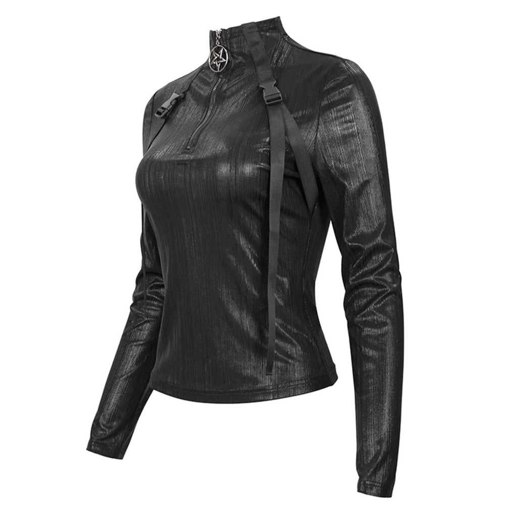 Cyberpunk High Neck Top