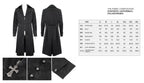 Stylish Crucifix Zip Trench Coat