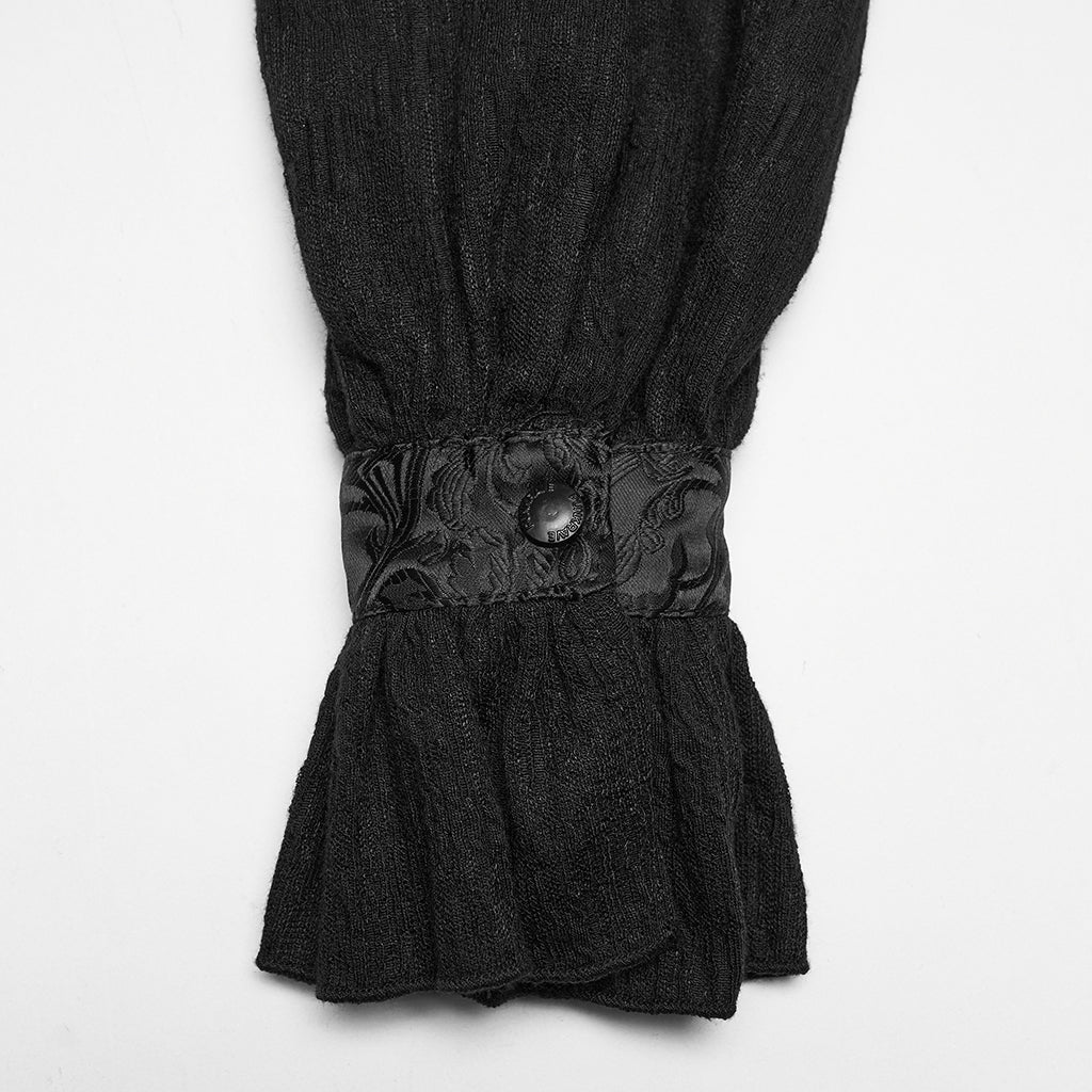 High Neck Laced Blouse