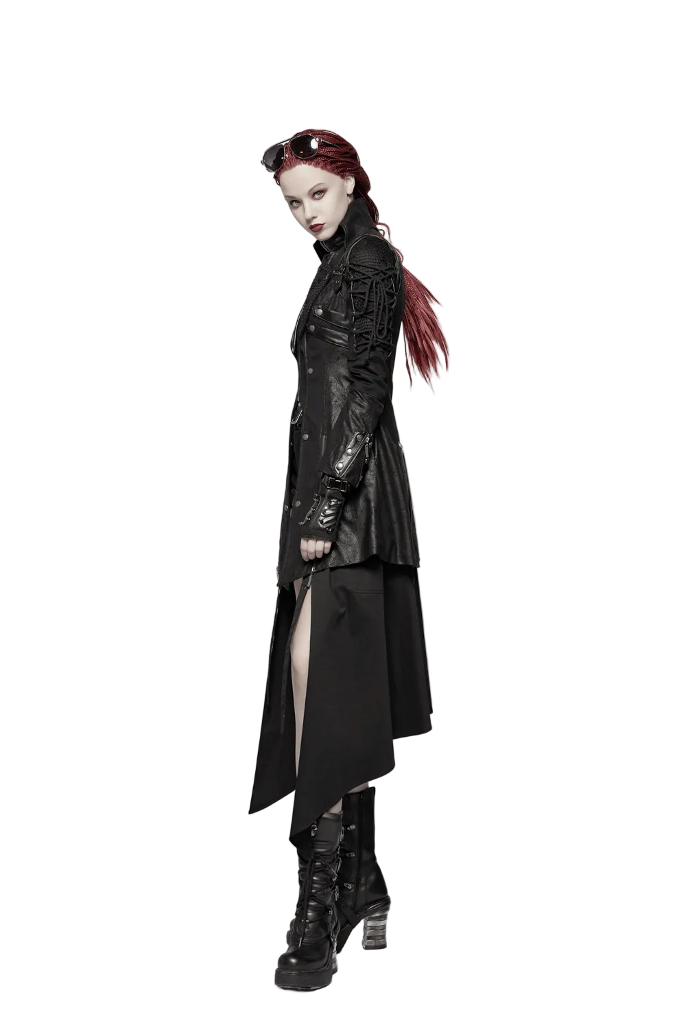 Ladies Black Dystopian Jacket