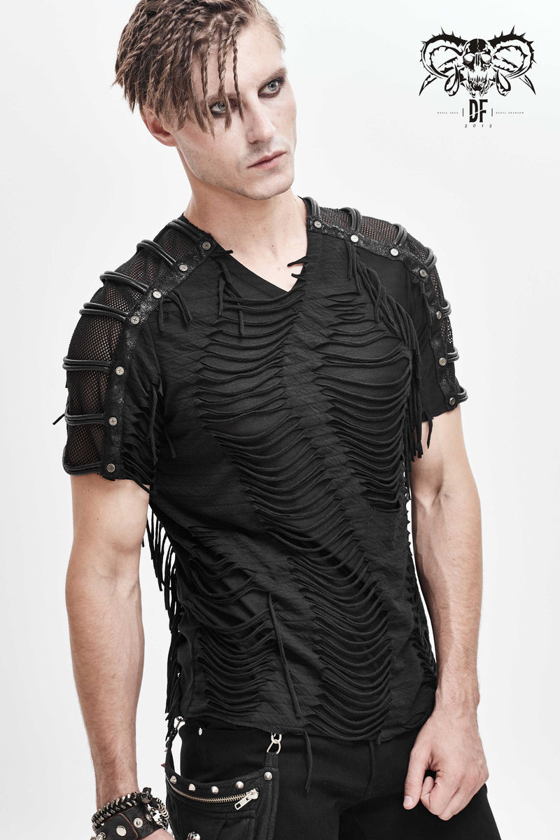 Shredded Punk Dystopian Top