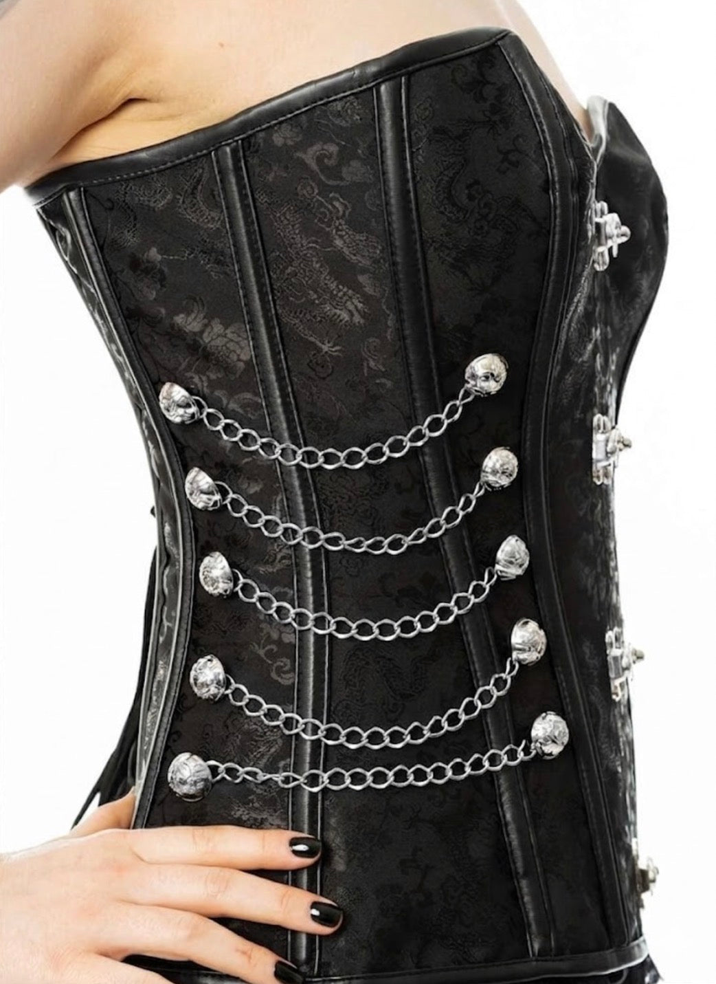 Vintage Chained Steam Siren Corset