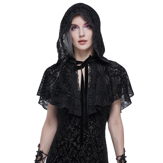 Flower Net Bolero Cape