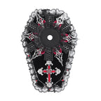 Gothic Crucifix Coffin Shape Jewlerry Clip Broach