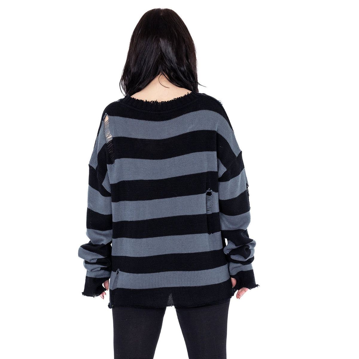 Zip Striped Jumper