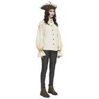 Cream Steampunk Vintage Shirt