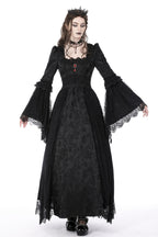 Red Jewel Vintage Court Maxi Dress