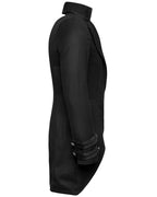 Men’s Military Uniform Belt Long Coat