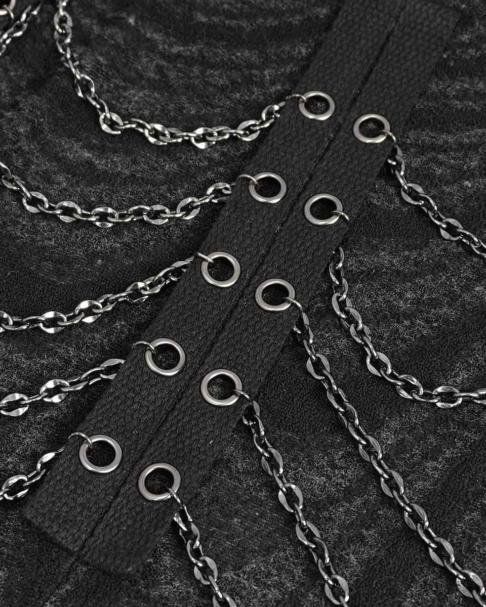 Apocalyptic Chained Cloak Jacket