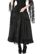 Classic Gothic Black Net Skirt