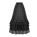 Long Vintage Laced Skirt