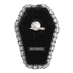 Gothic Crucifix Coffin Shape Jewlerry Clip Broach