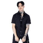 Lace Up Button Damion Shirt