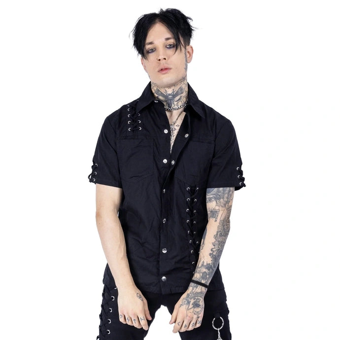 Lace Up Button Damion Shirt