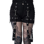 Clipped Eyelet Sabel Shorts