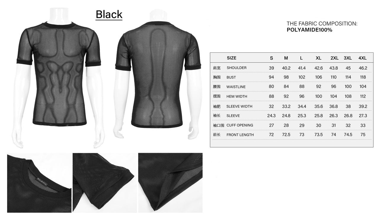 Mesh Sheer Top