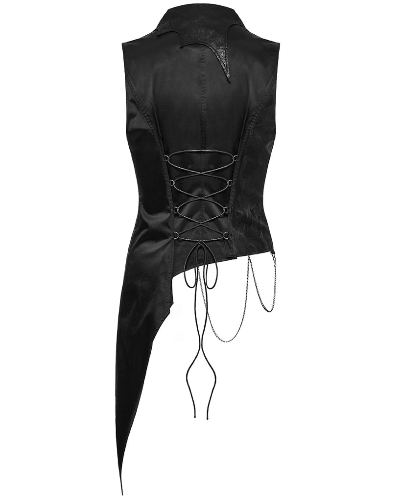 Men’s Asymmetric Chain Waistcoat