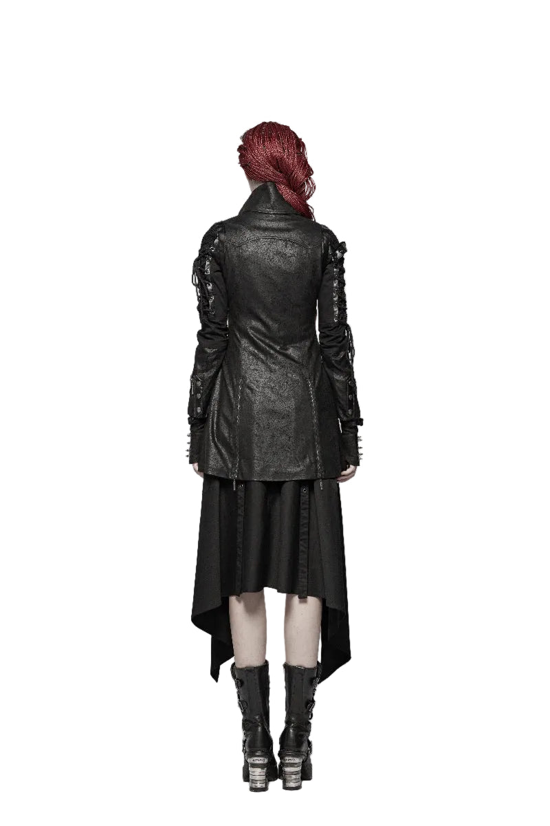 Ladies Black Dystopian Jacket