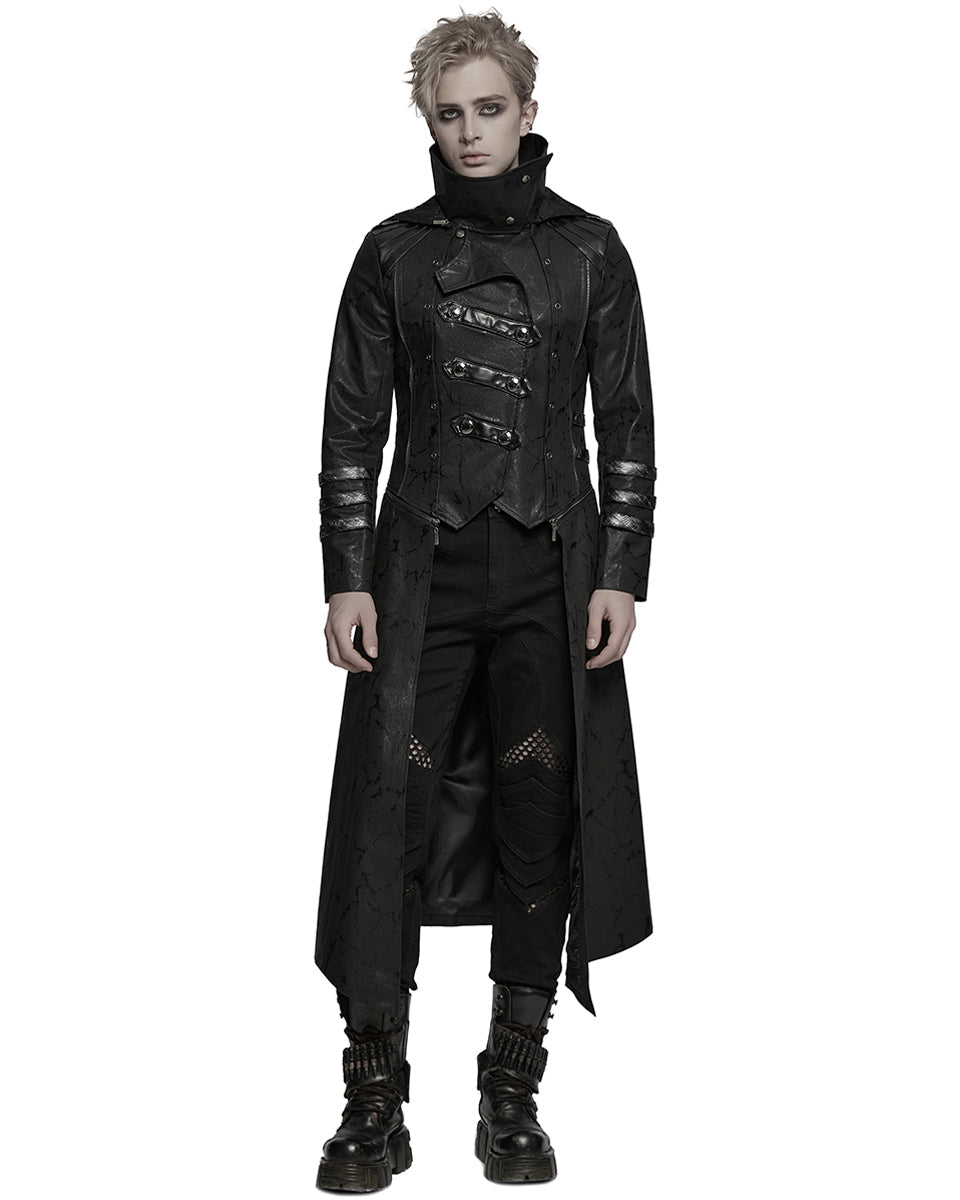 Men’s Scorpion Hooded 2-Way Villain Coat
