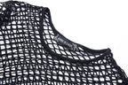 Fish Net Grid Top