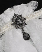 Diamond Shape White Cravat