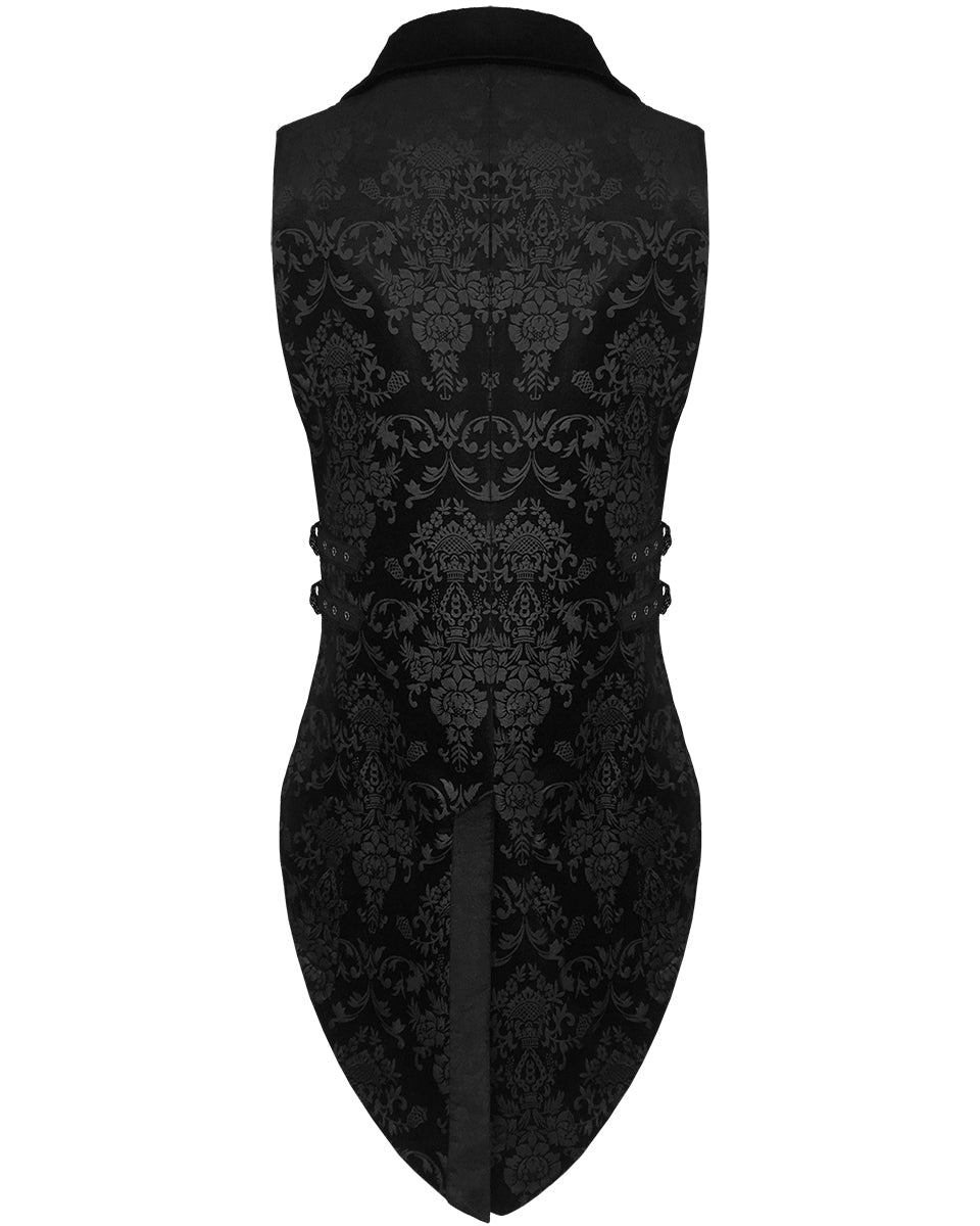 Tailed Pattern Waistcoat