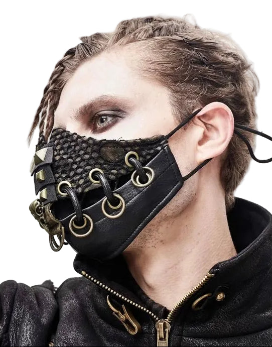 Diesel Punk Dystopian Face Mask