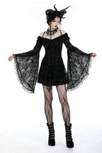 Bat Sleeve Lace Dream Dress